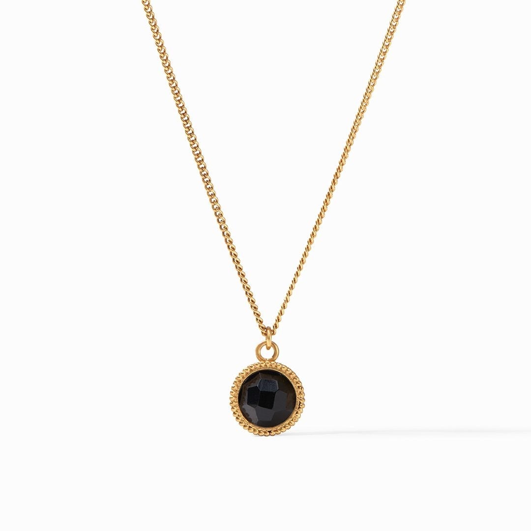 JV Fleur-de-Lis Solitaire Necklace