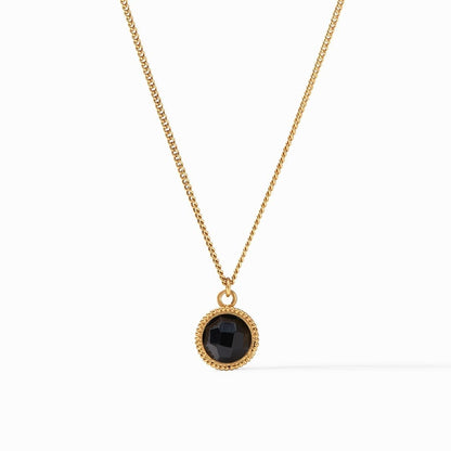 JV Fleur-de-Lis Solitaire Necklace