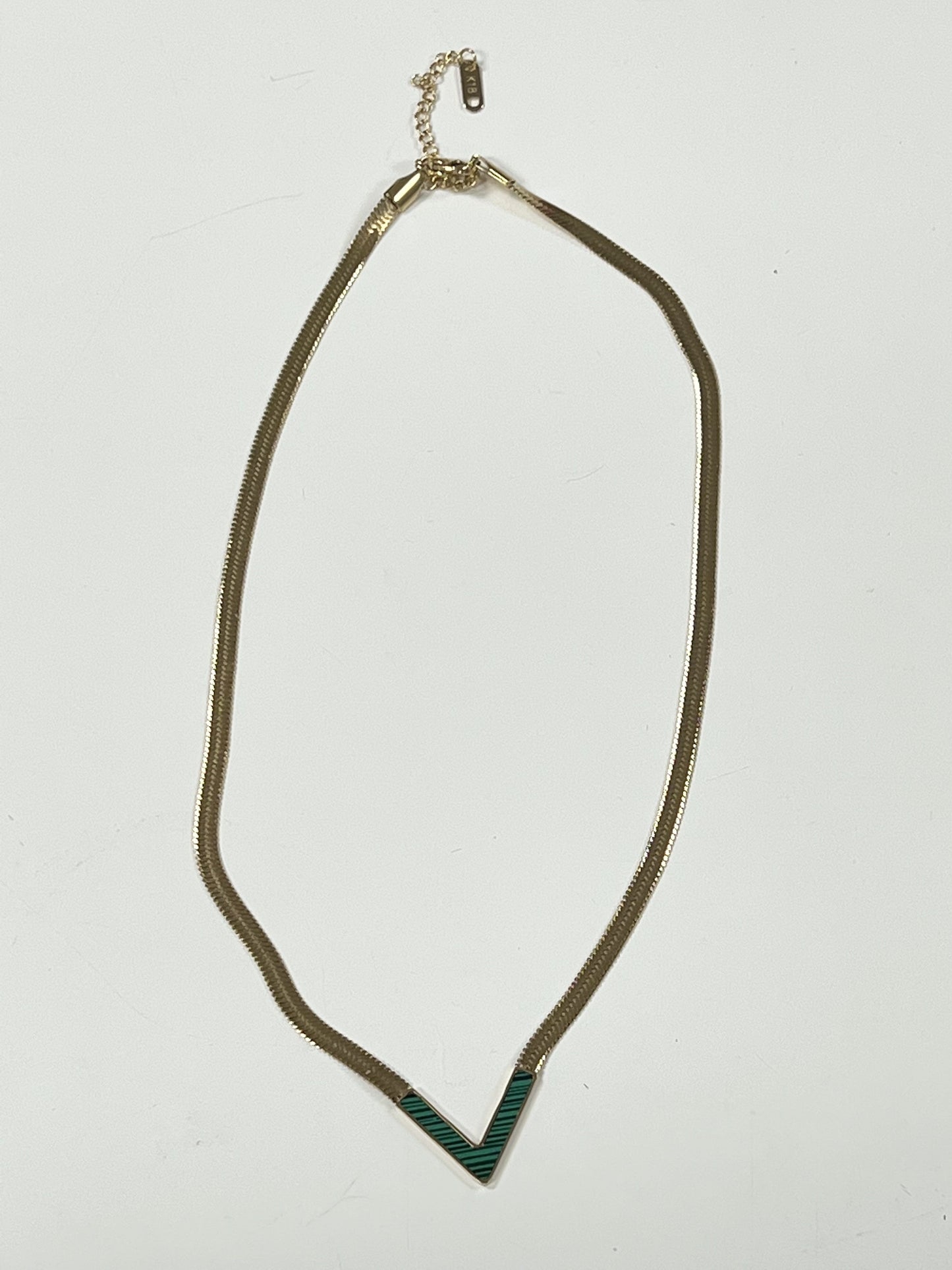 The Malachite V Necklace