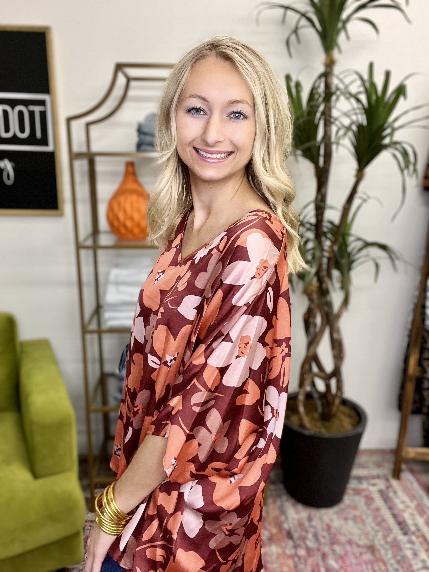 The Golden Girl Poncho Top - AS