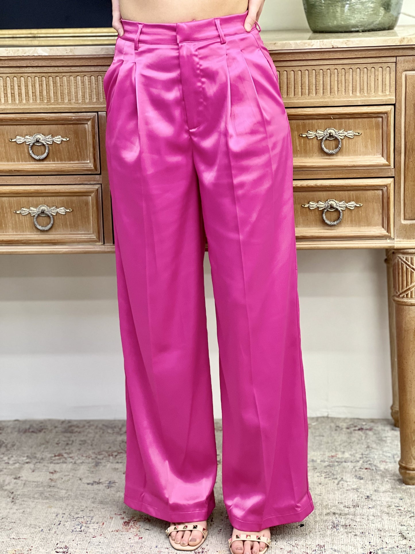 The Satin Trousers-2 Colors/AS