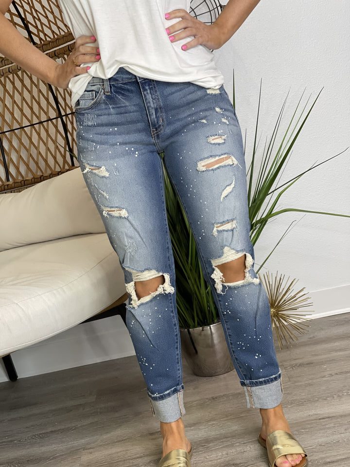 The Medium Wash Painter Jeans