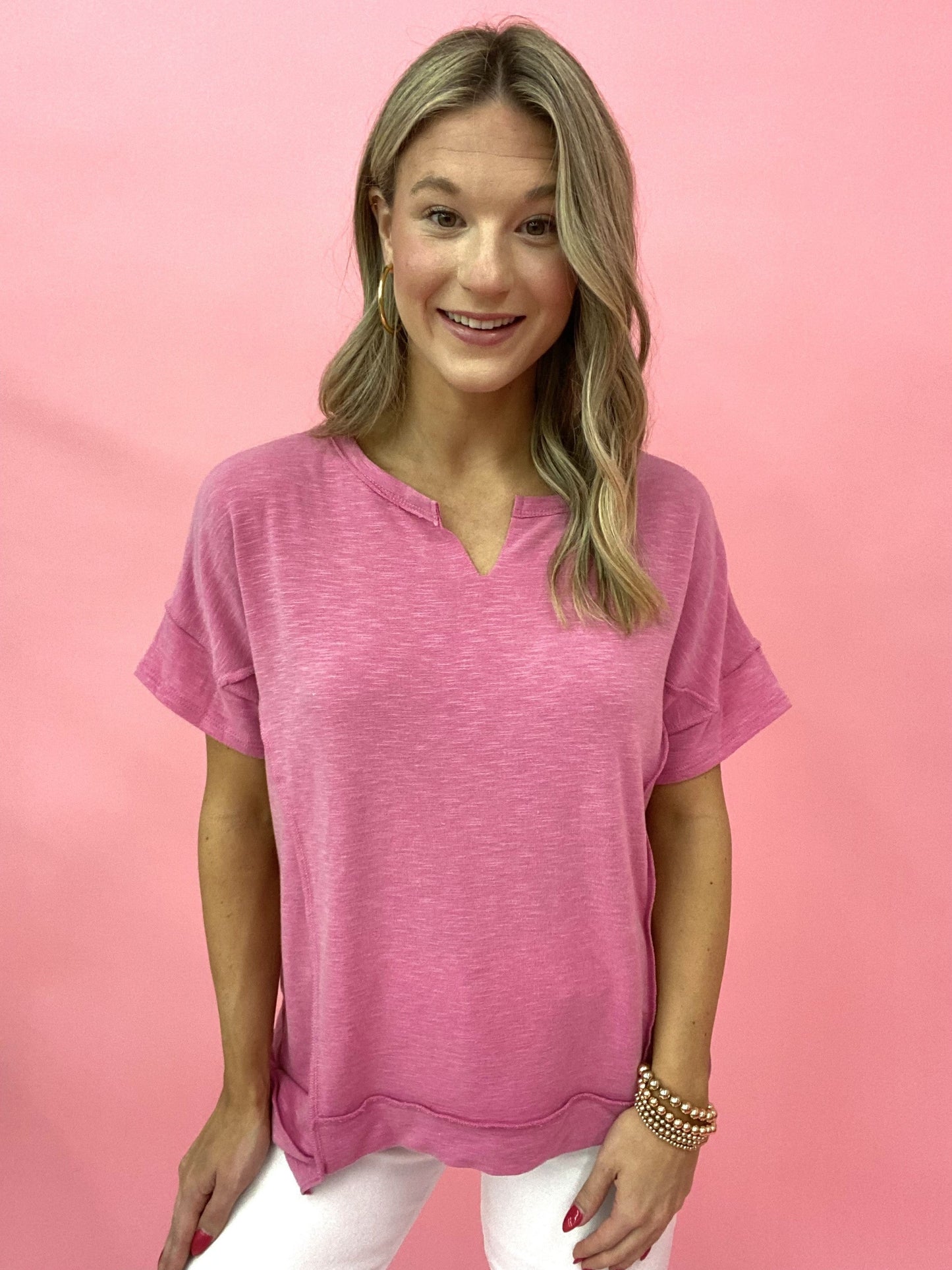 The Knit Slub Top-3 Colors-All Sizes
