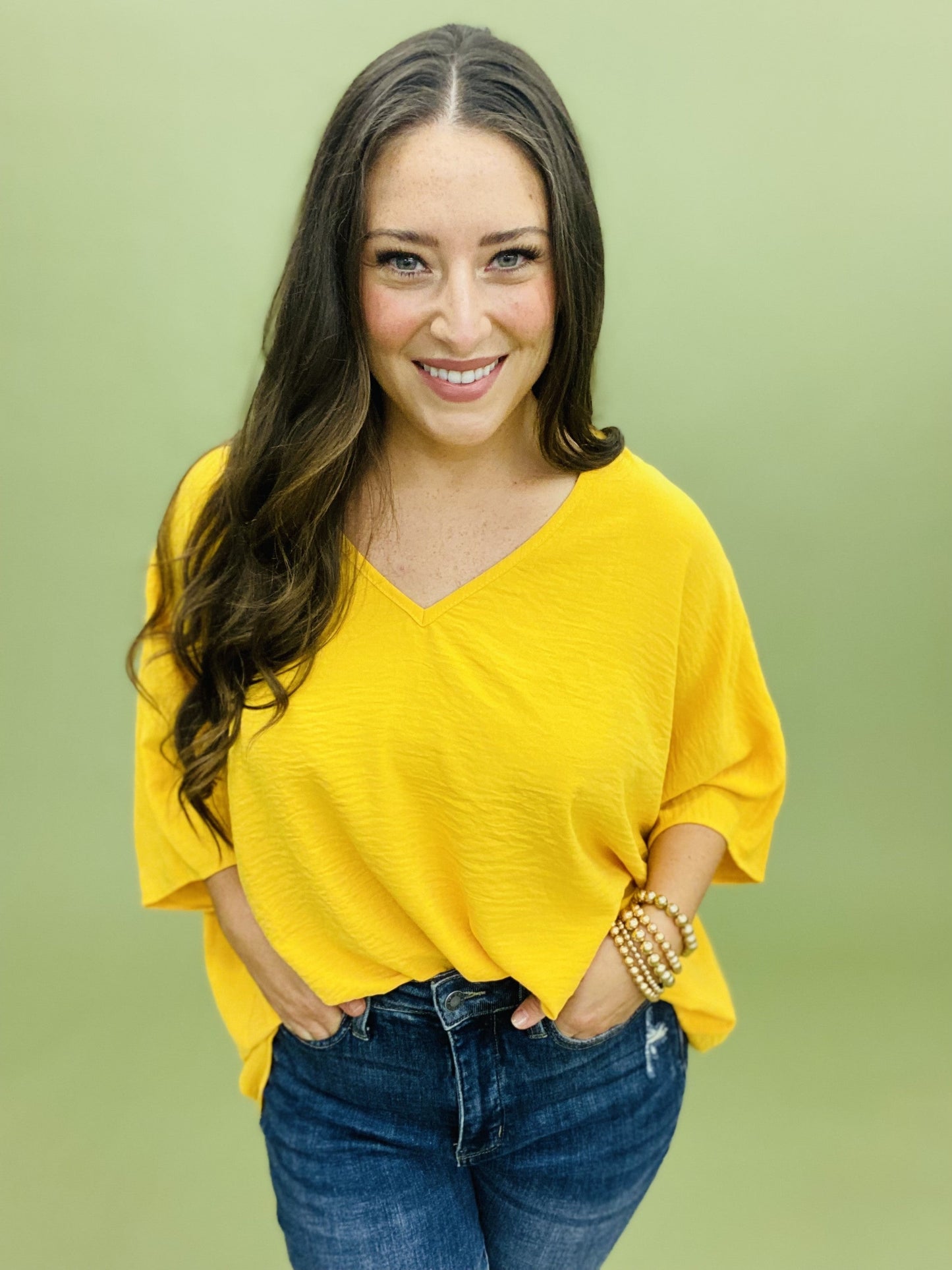 The Solid Adrienne Poncho Top - LOTS/AS