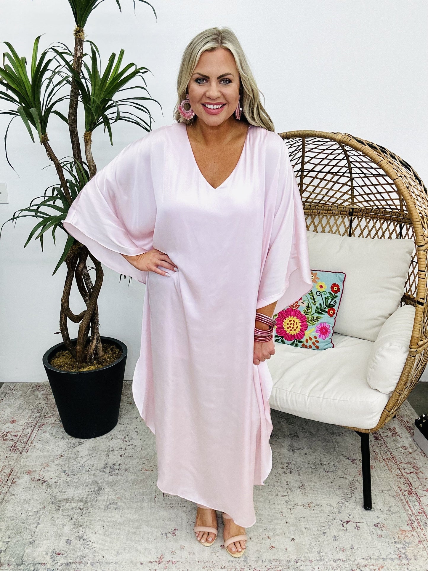 The Sand Pink Celine Dress