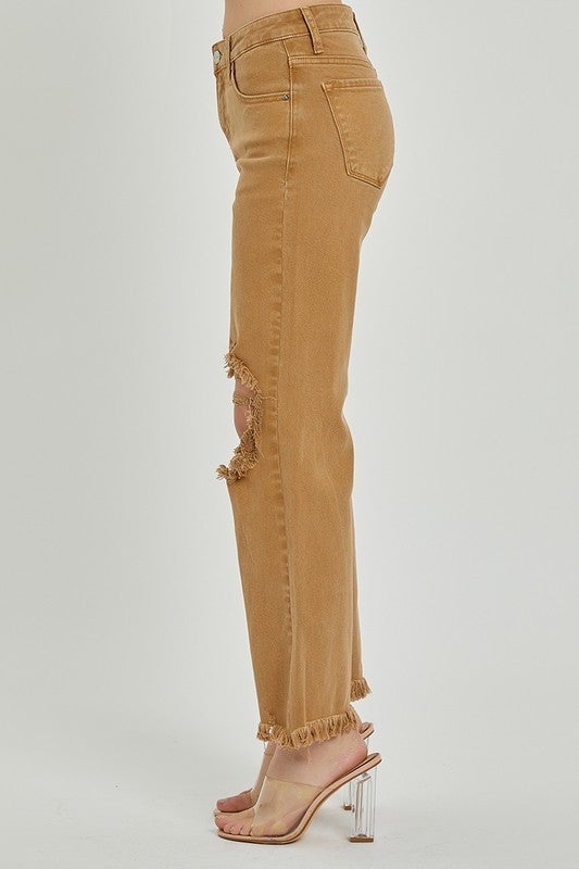 The Risen Straight Jeans in Mocha