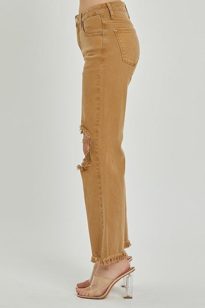 The Risen Straight Jeans in Mocha