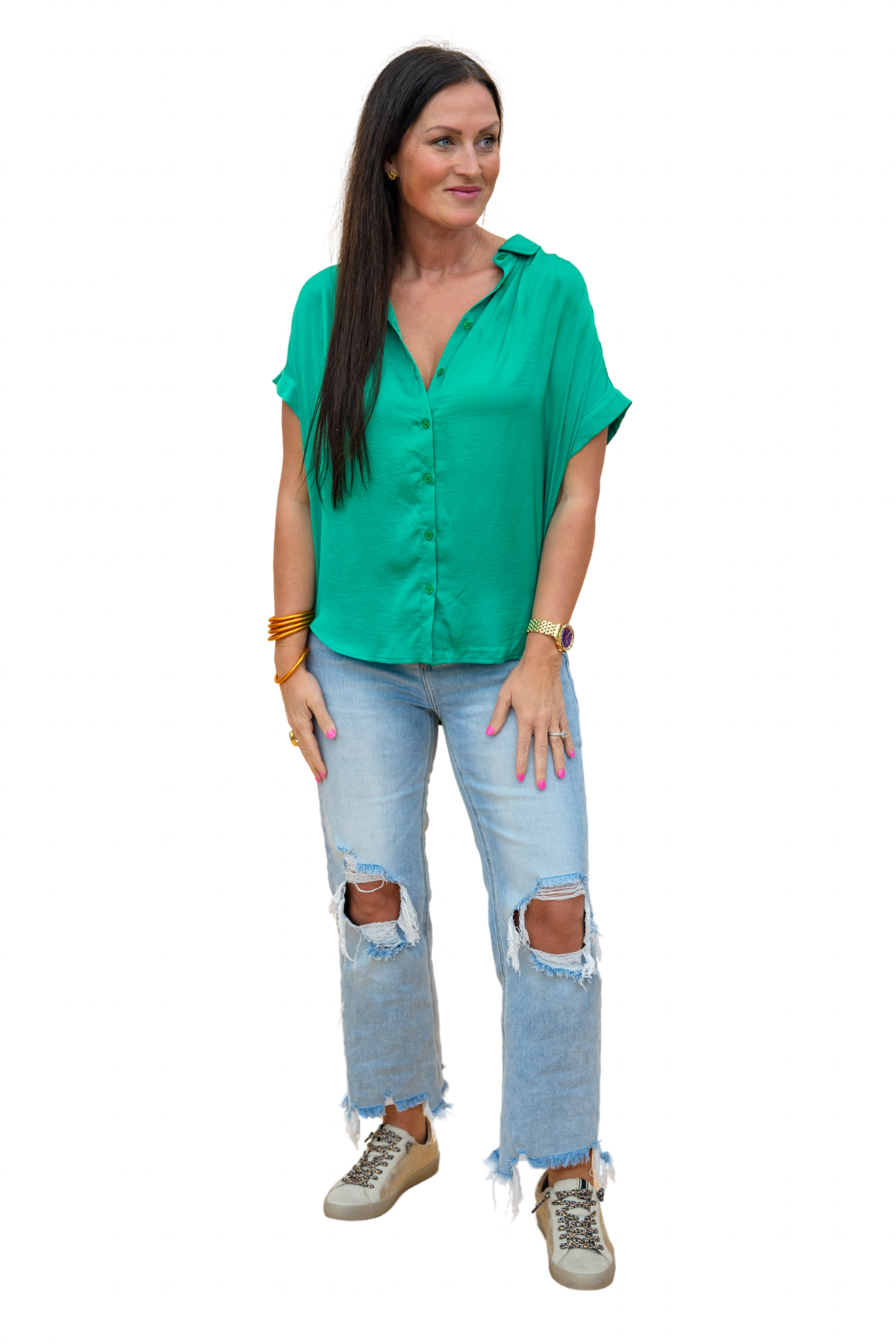 The Button Cherry Top - LOTS of Colors/As