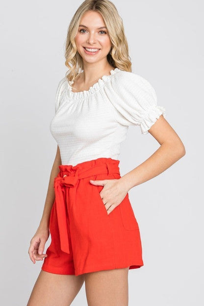 Linen Lizzie Shorts-4 Colors/All Sizes