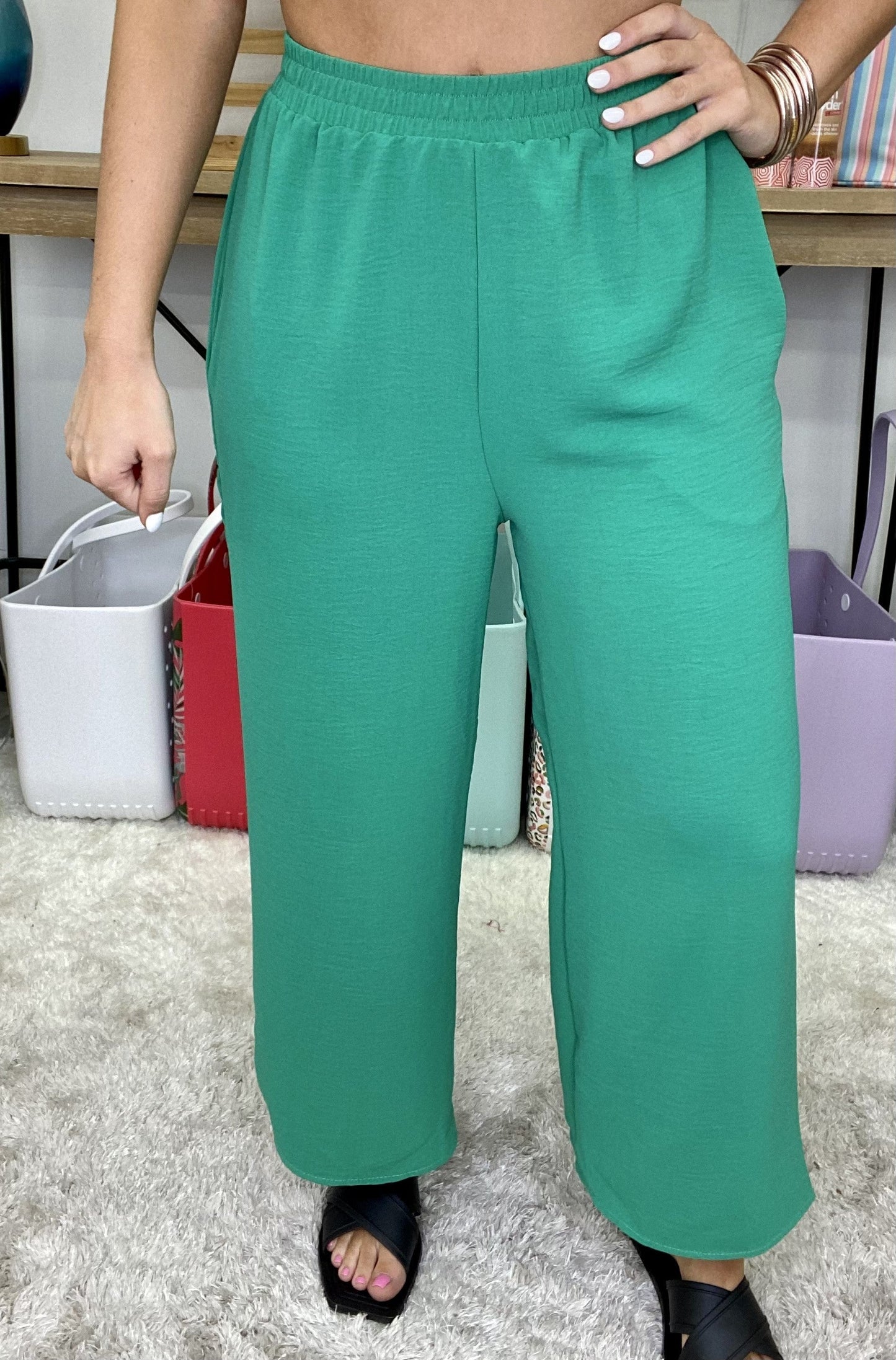 The Poly Flow Pants-3 Colors