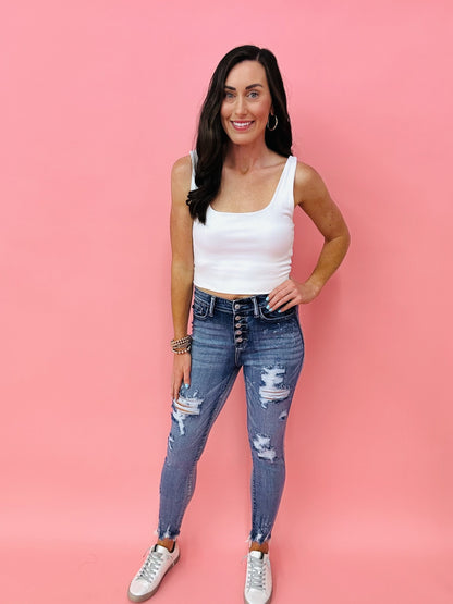 The Bobby Buttonfly Skinnies