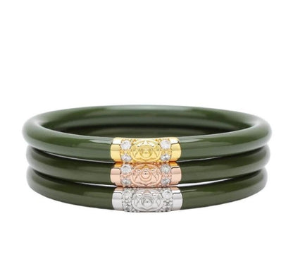 Jade Three Kings Budha Bangles