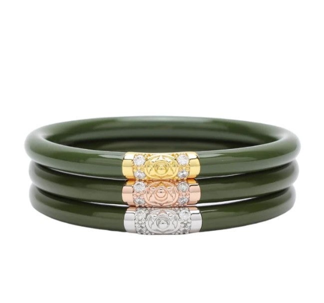 Jade Three Kings Budha Bangles