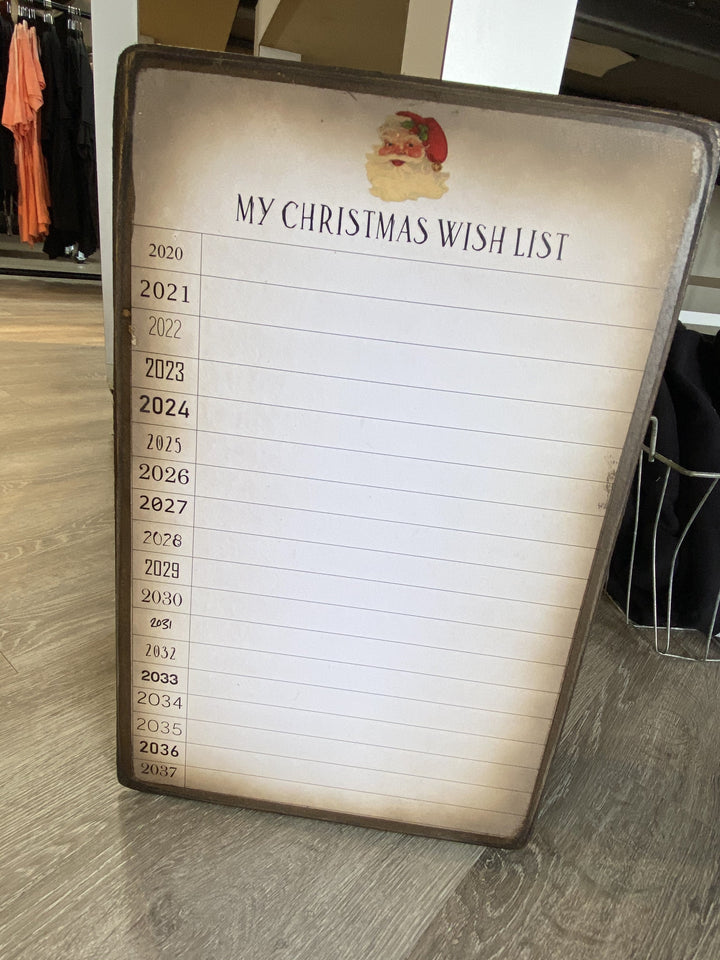 Annual List Board