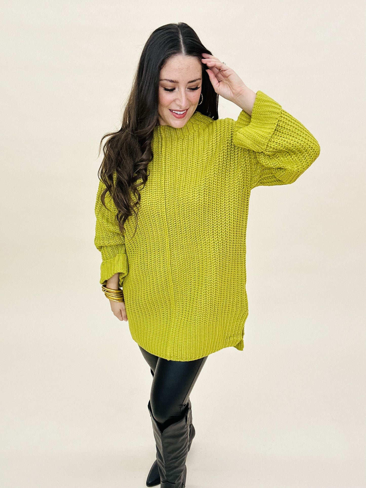 The Chunky Sweater Dress - AS