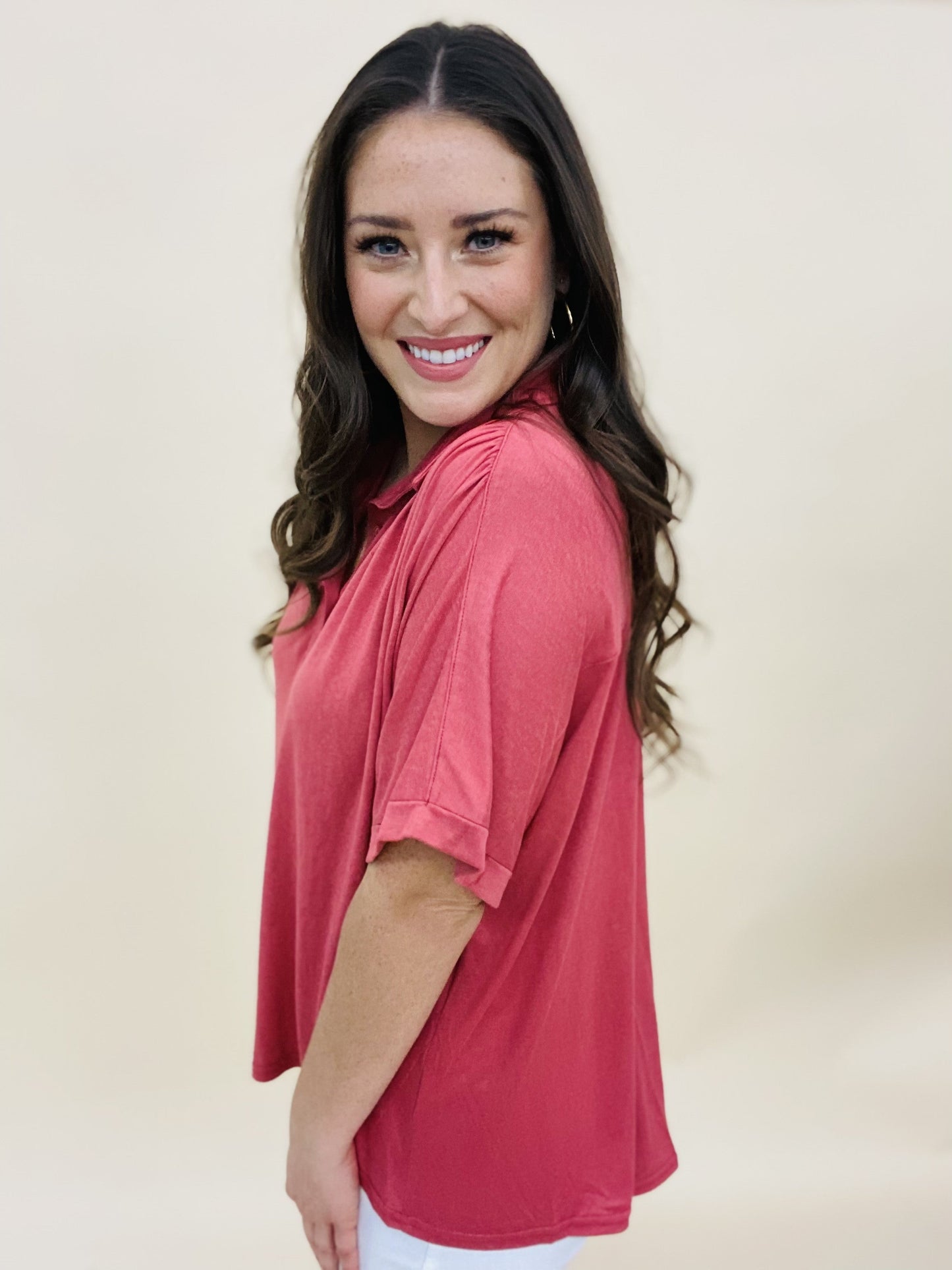 The Rayon Rewind Top in 3 Colors