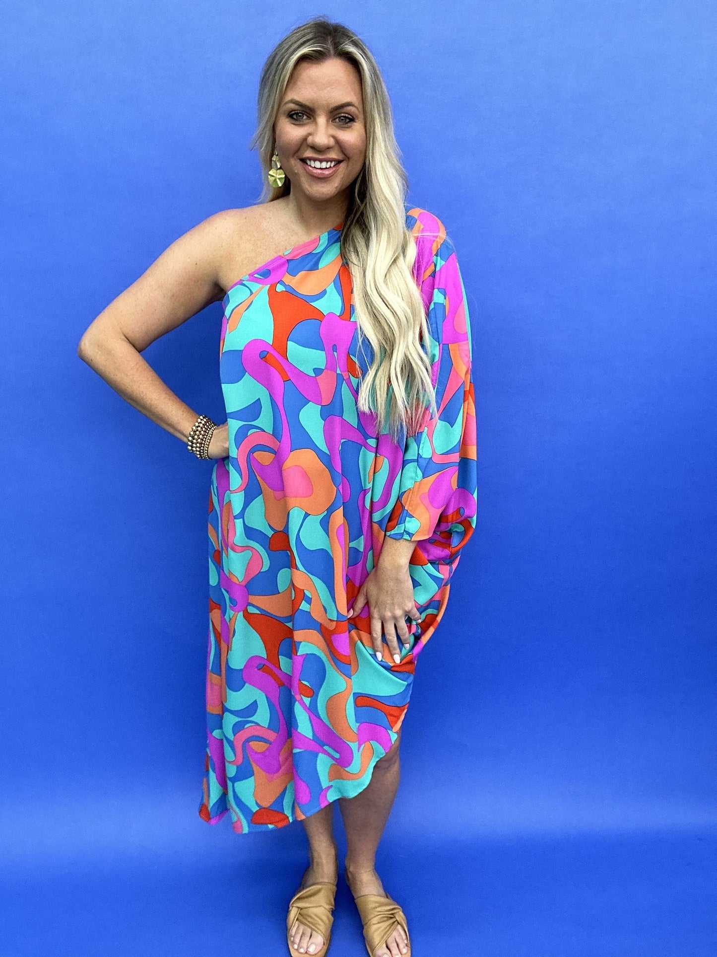 The Dreaming of Ohana One Shoulder Dress