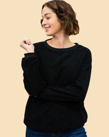The Beck Corded Velvet Pullover-7 Colors-AS
