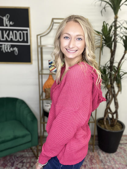 The Hallie Hooded Sweater-6 Colors