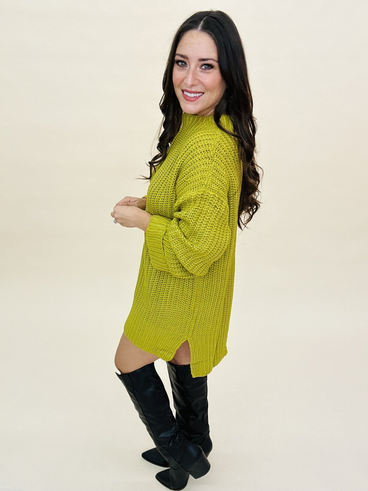 The Chunky Sweater Dress - AS