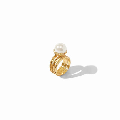 JV Delphine Pearl Ring Set