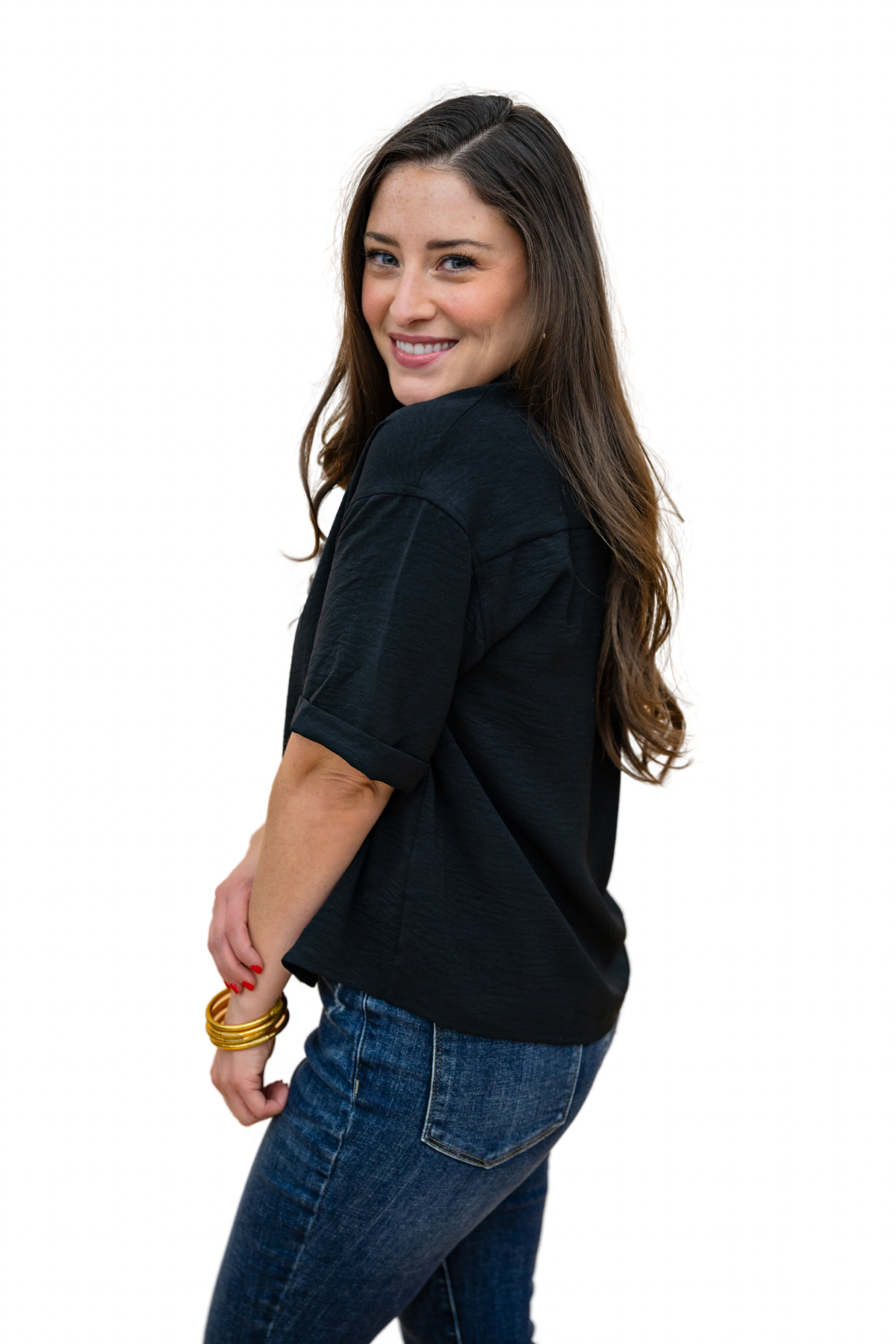 The Prentiss Top in Black