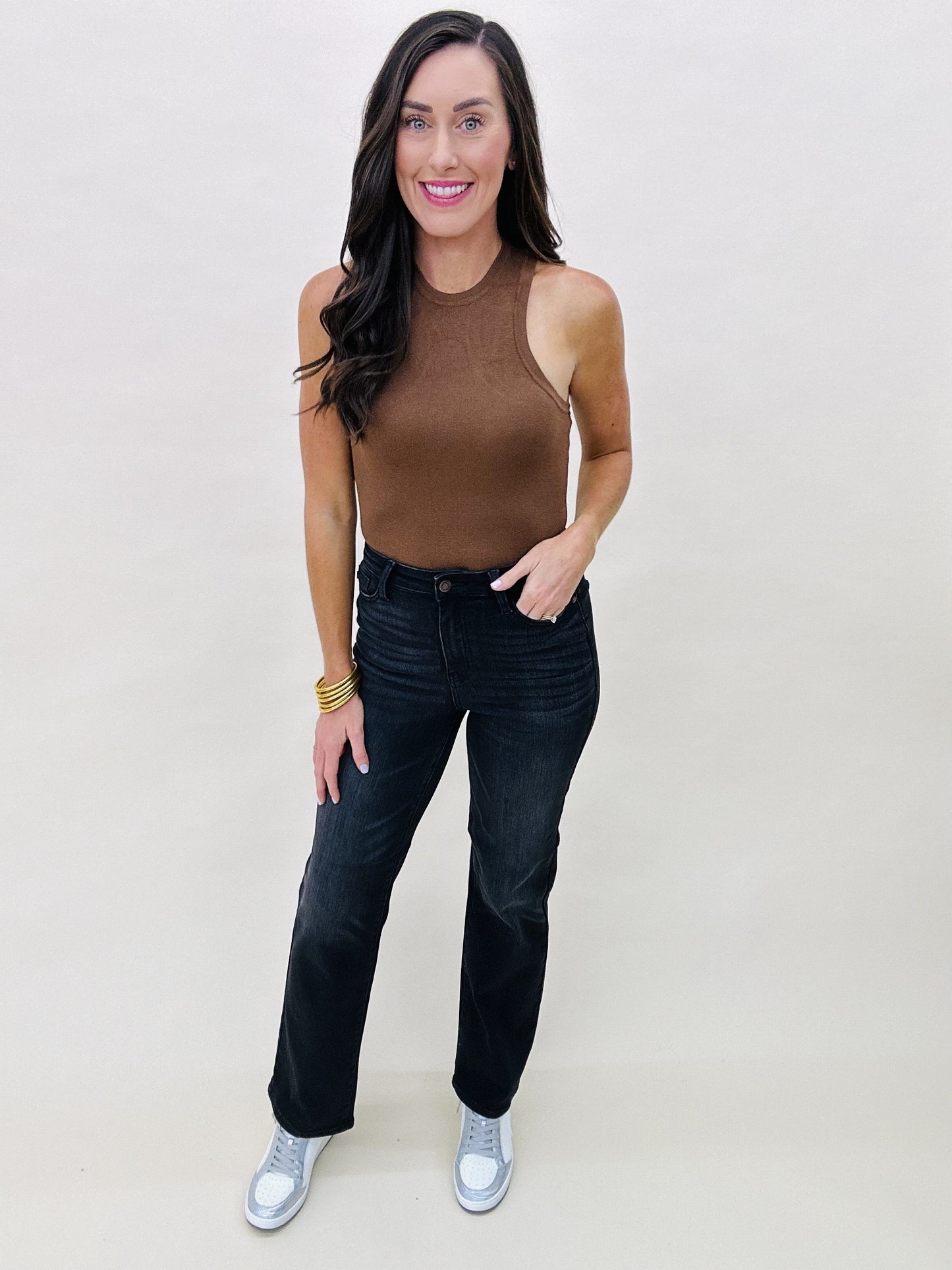 The Black Classic Straight Jeans/AS