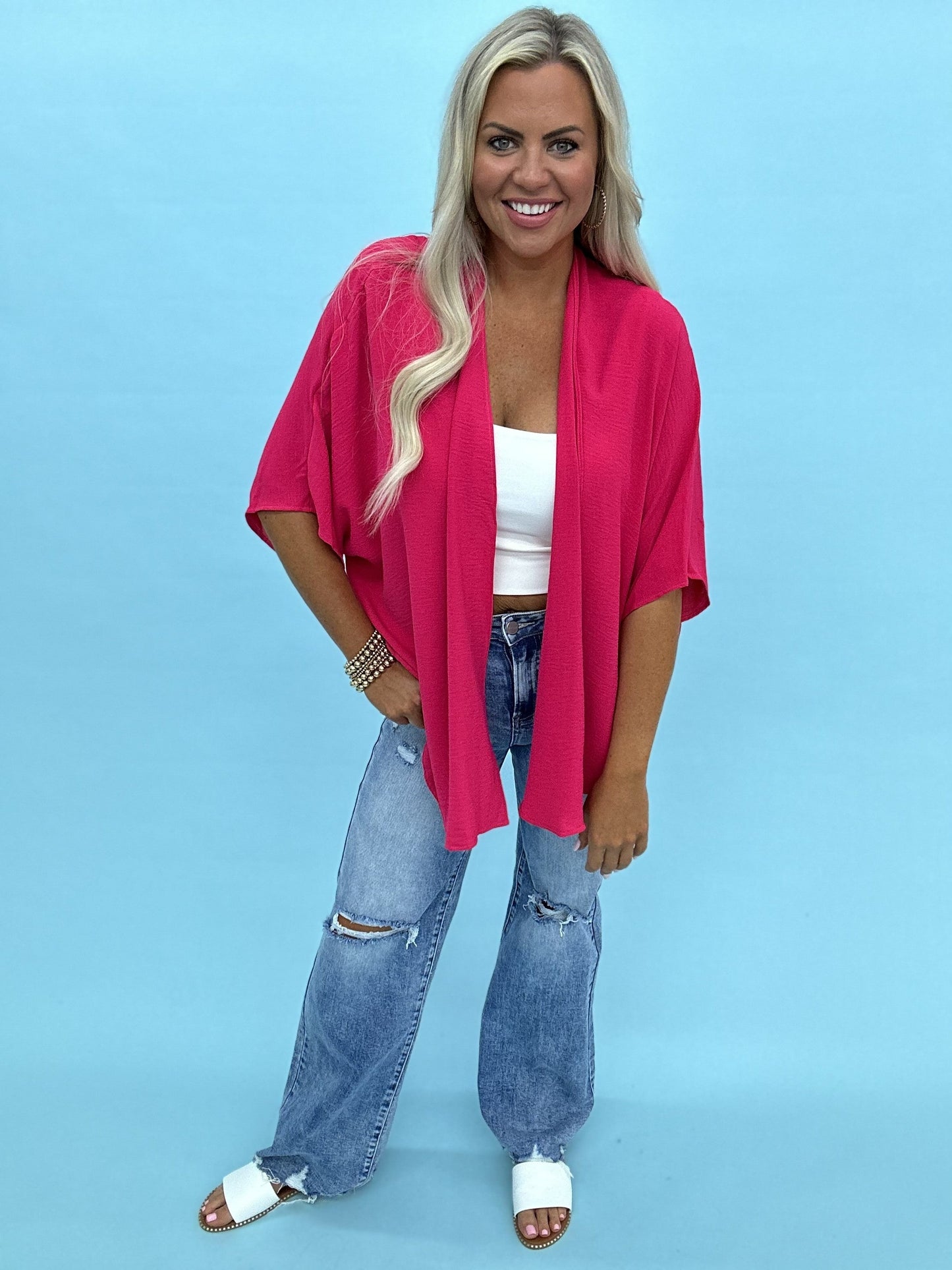 The Solid Airflo Kimono - LOTS, AS