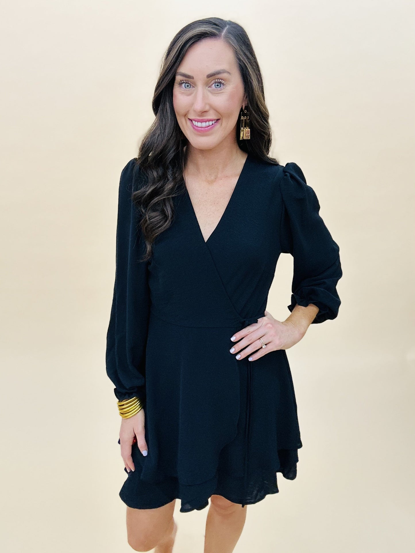The Georgia Wrap Dress in 4 Colors/AS